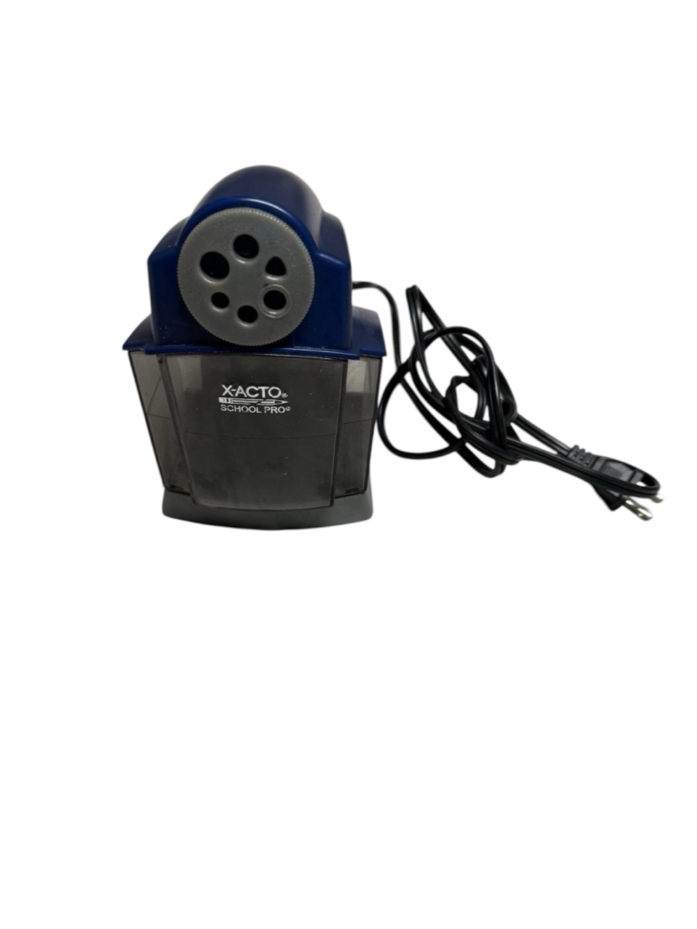 X-ACTO Electric Pencil Sharpener in Navy and Black